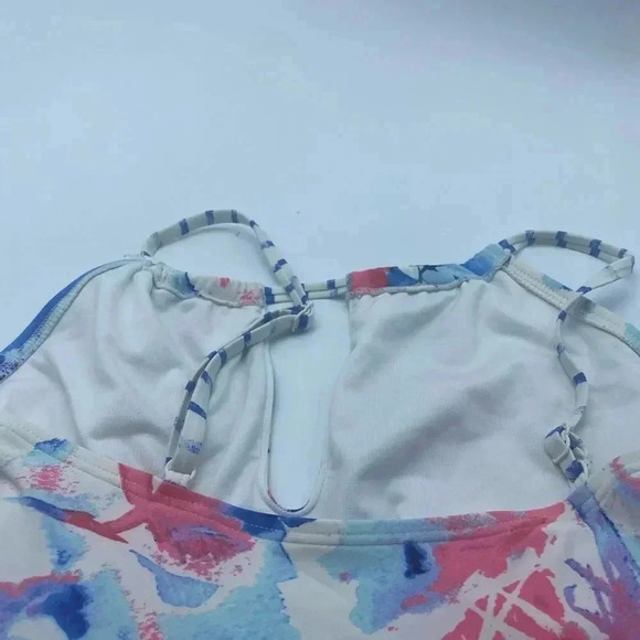 Vince Camuto red,white and blue one piece swimsuit size 10 - Picture 8 of 11